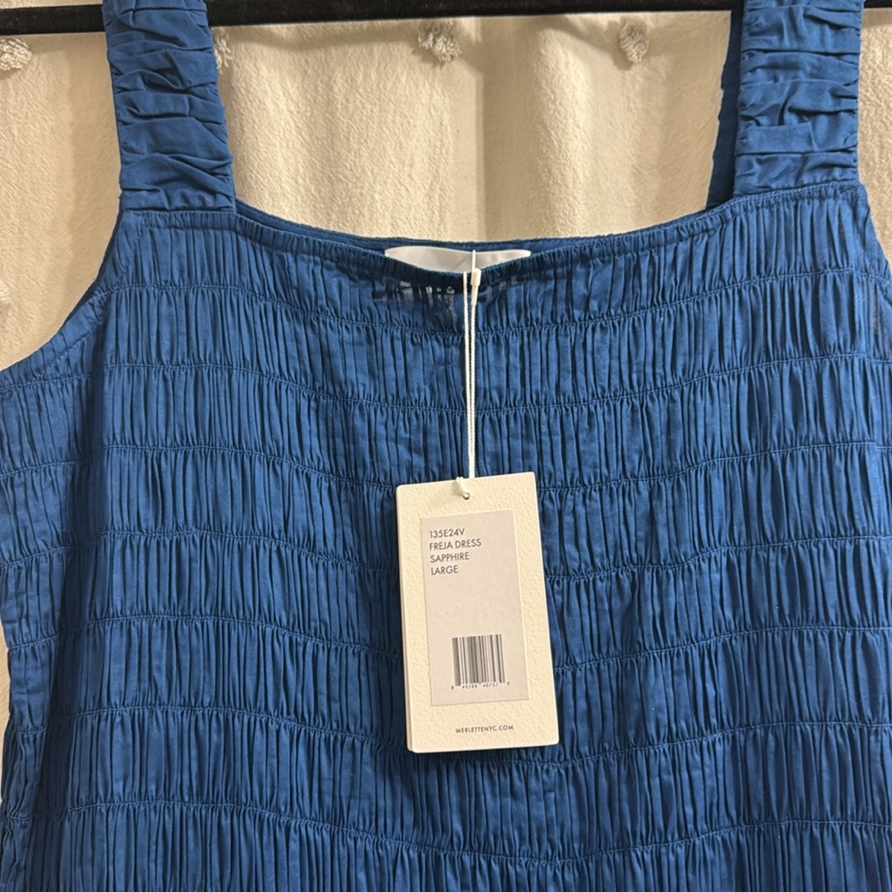 MERLETTE
Women's Freja Dress, Blue,
Perfect for summer days and nights - Picture 15 of 16